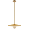 Pertica Disc Pendant KW 5525/KW 5526 - Mirrored Antique Brass