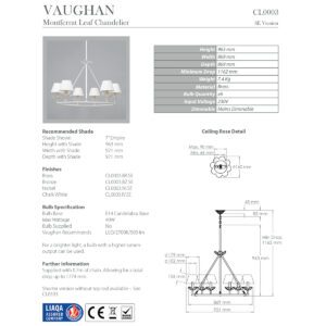 Interior-Objects-Vaughan-Designs-Montferrat Leaf-Chandelier-CL0003