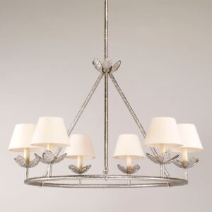 Interior-Objects-Vaughan-Designs-Montferrat Leaf-Chandelier-CL0003-NI