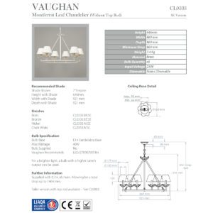 Interior-Objects-Vaughan-Designs-Montferrat Leaf-Chandelier-CL0333