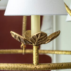 Interior-Objects-Vaughan-Designs-Montferrat Leaf-Chandelier-CL0349-BR-2