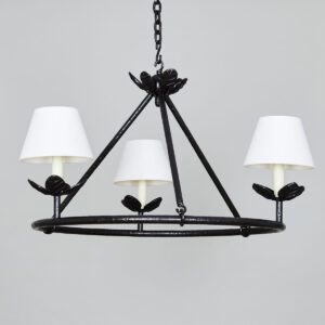 Interior-Objects-Vaughan-Designs-Montferrat Leaf-Chandelier-CL0349-BZ