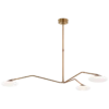 Brindille Extra Large Three Light Chandelier CD 5010 - Brass