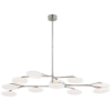 Brindille Extra Large Two Tier Chandelier CD 5018 - Polished Nickel