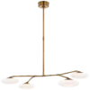 Brindille Large Four Light Chandelier CD 5014 - Brass
