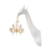 Giraffe in Love Wall Lamp - White