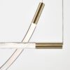 Chandelier / Flare 4 pcs / option 06 - Brushed Gold